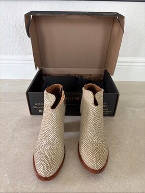 Freebirds by Steven White Snake Ankle Boots
